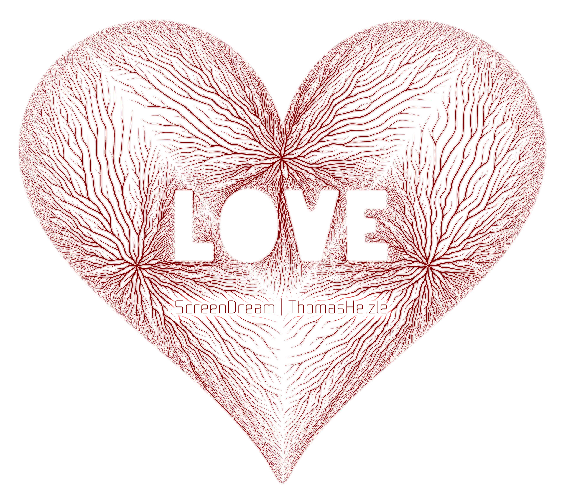 LOVE HEART created in Grasshopper